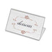 Cal-Mil 509 Tabletop Menu Card Holder - 2" x 3 1/2", Acrylic-cityfoodequipment.com