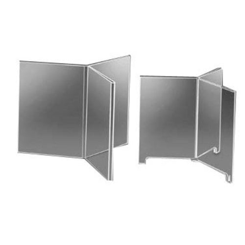 Cal-Mil 575 Six-Sided Tabletop Menu Card Holder - 4" x 6", Acrylic-cityfoodequipment.com