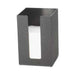 Cal-Mil 635-13 5 1/2" Square Napkin Holder for 5" Napkins, Black Acrylic-cityfoodequipment.com