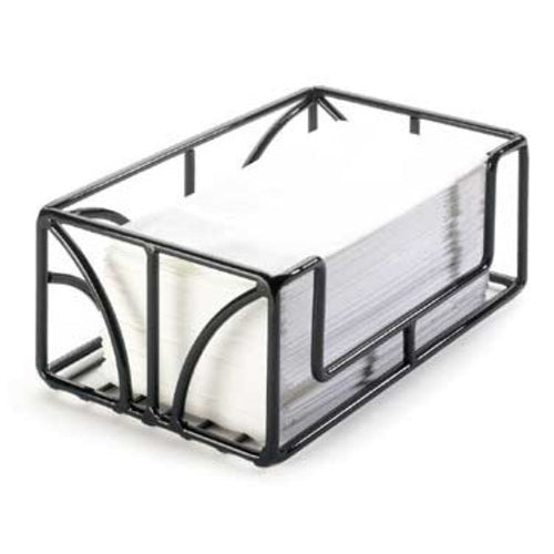 Cal-Mil 808-13 Tabletop Paper Towel Holder, 10 x 6 x 4" High, Black Wire-cityfoodequipment.com