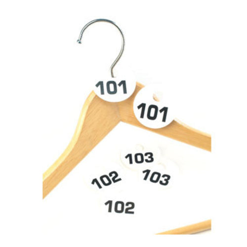 Cal-Mil 869-1 Break Resistant Coat Check Tags w/ 2 Each Of Numbers 101 200-cityfoodequipment.com