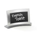 Cal-Mil 891 Write On Tabletop Menu Card - 2 1/2" x 3", Silver-cityfoodequipment.com