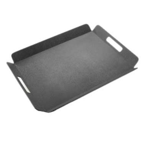 Cal-Mil 958-1-13 Rectangular Room Service Tray - 22 1/2" x 17", Plastic, Black-cityfoodequipment.com