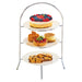 Cal-Mil 977-10-49 3 Tier Display Or Server w/ Arched Chrome Frame, 20" High-cityfoodequipment.com
