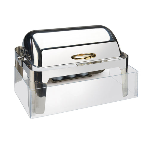 Cal-Mil 978-12 Acrylic Chafer Windguard, 14" x 22 1/2", Clear-cityfoodequipment.com