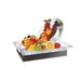 Cal-Mil 986-12 Rectangular Cooling Tub - 28 1/2"L x 20 1/2"W x 5 1/2"H, Acrylic, Black-cityfoodequipment.com