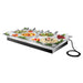 Cal-Mil 987-12 Rectangular Cooling Tub - 48"L x 24"W x 5 1/2"H, Acrylic, Black-cityfoodequipment.com