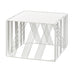 Cal-Mil 432-9-15 12" Square Portland Riser - 9"H, Wire, White-cityfoodequipment.com