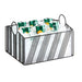 Cal-Mil 41115-10-13 Rectangular Ice Housing - 13 1/4"L x 12 7/8"W x 8 1/8"H, Wire, Black-cityfoodequipment.com