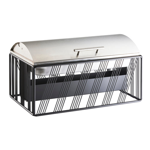 Cal-Mil 4113-13 Full Size Chafer w/ Hinged Lid & Chafing Fuel Heat-cityfoodequipment.com