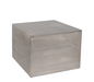 Cal-Mil 432-9-110 12" Square Cube Riser - 9"H, Pine Wood, Gray Wash-cityfoodequipment.com