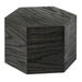 Cal-Mil 435-8-87 12" Hexagon Display Riser - 8"H, Oak, Black-cityfoodequipment.com