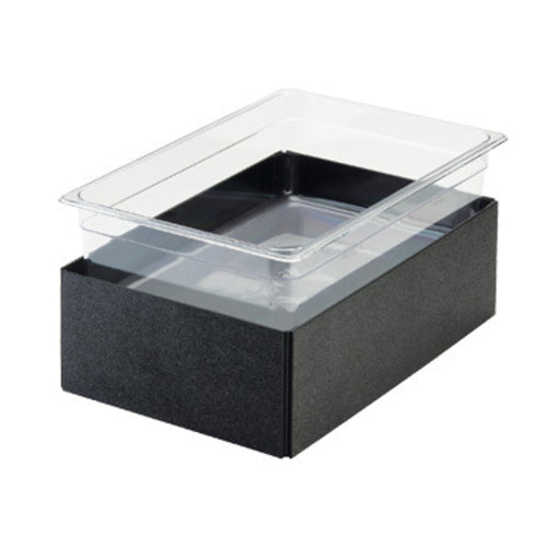 Cal-Mil 477-18 Ice Housing Insert Pan Only - 26"L x 18"W x 6"H, Plastic, Clear-cityfoodequipment.com