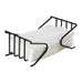 Cal-Mil 4314-13 Tabletop Napkin Holder - 8"W x 4"H, Wire, Black-cityfoodequipment.com