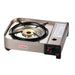 Cal-Mil 4010-I Butane Stove w/ Brass Burner - 13 3/10" W x 11 9/10"D x 3 7/10" H, Aluminum-cityfoodequipment.com