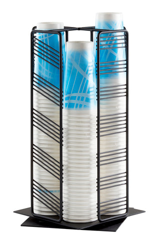 Cal-Mil 4104-13 Cup & Lid Organizer, (4) Compartment, All Cup Types-cityfoodequipment.com