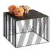 Cal-Mil 432-9-13 12" Square Display Riser - 9"H, Wire, Black-cityfoodequipment.com
