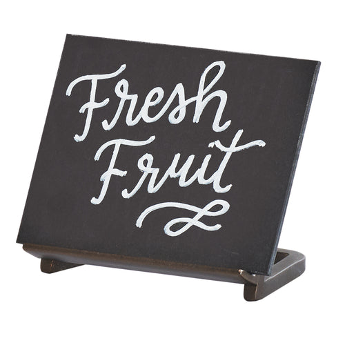 Cal-Mil 3919-43-84 Rectangular Write On Sign, 4" x 3" x 3 1/4", Bronze-cityfoodequipment.com