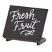 Cal-Mil 3919-43-84 Rectangular Write On Sign, 4" x 3" x 3 1/4", Bronze-cityfoodequipment.com