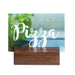 Cal-Mil 4014-78 Tabletop Menu Card Holder - 3 1/4"W x 1"H, Walnut-cityfoodequipment.com