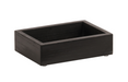 Cal-Mil 3932-87 Rectangular Condiment Caddy - 7 1/4" x 5 1/2" x 6 1/2"H, Wood, Black-cityfoodequipment.com