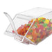 Cal-Mil 492-H Countertop Acrylic Topping Bin, 4 1/2" x 11 x 5 1/2", Holster-cityfoodequipment.com