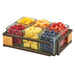 Cal-Mil 3910-6-84 Rectangular 3 Compartment Condiment Jar Display - Clear/Brown-cityfoodequipment.com