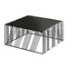 Cal-Mil 432-6-13 12" Square Display Riser - 6"H, Wire, Black-cityfoodequipment.com