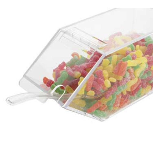 Cal-Mil 492-N Countertop Acrylic Topping Bin, 4 1/2" x 11 x 5 1/2", Notch-cityfoodequipment.com