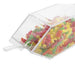 Cal-Mil 492-N Countertop Acrylic Topping Bin, 4 1/2" x 11 x 5 1/2", Notch-cityfoodequipment.com