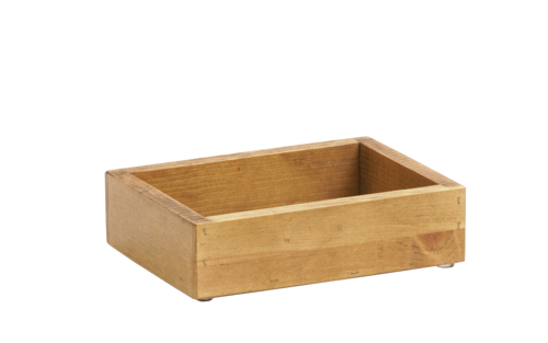 Cal-Mil 3932-99 Rectangular Condiment Caddy - 7 1/4" x 5 1/2" x 6 1/2"H, Wood, Brown-cityfoodequipment.com