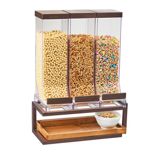 Cal-Mil 3909-84 Countertop Cereal Dispenser, (3) 10 liter Hoppers-cityfoodequipment.com