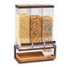 Cal-Mil 3909-84 Countertop Cereal Dispenser, (3) 10 liter Hoppers-cityfoodequipment.com