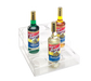 Cal-Mil P296 3 Tier Bottle Organizer W/ 9 Bottle Capacity, Clear-cityfoodequipment.com
