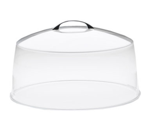 Cal-Mil P302 12" Round Clear Acrylic Cake Cover, 6" High-cityfoodequipment.com