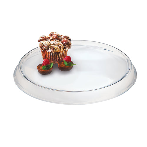 Cal-Mil P306 12" Round Cake Tray - Acrylic, Clear-cityfoodequipment.com