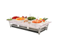Cal-Mil IP2020-13 48" Cold Food Bar - Table Top, Black-cityfoodequipment.com