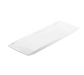 Cal-Mil PP152 23" X 7" Rectangular Platter - Porcelain, Bright White-cityfoodequipment.com