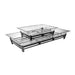 Cal-Mil IP402-39 48" 2 Tier Metal Ice Housing - Table Top, Silver-cityfoodequipment.com