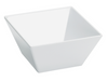 Cal-Mil SR261 2 qt Square Melamine Serving Bowl White-cityfoodequipment.com