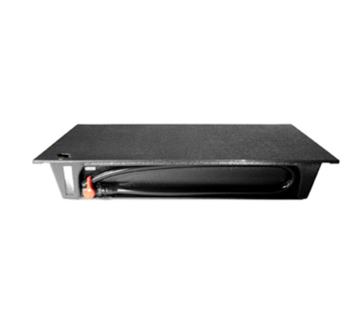Cal-Mil WU200 5 gal Water Containment Base - 42"L x 17"W x 3"H, Plastic, Black-cityfoodequipment.com