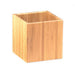 Cal-Mil C4X4-60 4 Square Jar, Bamboo-cityfoodequipment.com