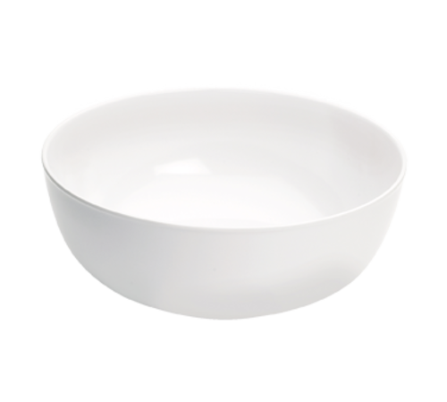 Cal-Mil SR852 11 Qt Round Melamine Serving Bowl, White-cityfoodequipment.com