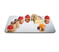 Cal-Mil PT243 Rectangular Mirror Tray - 23"L X 17"W, Acrylic-cityfoodequipment.com