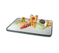 Cal-Mil RR243 Rectangular Gourmet Display Mirror Tray - 24x18", Glass, Black-cityfoodequipment.com