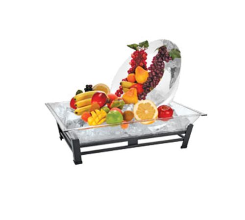 Cal-Mil IP102-13 28 1/2" Cold Food Bar - Table Top, Black-cityfoodequipment.com