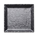 Cal-Mil SR252-65M 11 1/2" Square Platter - Melamine, Black Faux Slate-cityfoodequipment.com