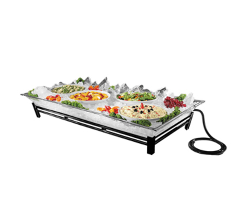 Cal-Mil IP202-13 48" Cold Food Bar - Table Top, Black-cityfoodequipment.com