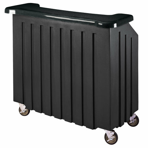 Cambro BAR540DS670 54" Cambar® Portable Bar - 100 Lb Ice Sink, Speed Rail, Black/coal-cityfoodequipment.com