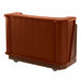 Cambro BAR650DX189 67 1/2" Portable Bar - Pre-Mix Drink System, CO2, Brown/mahogany-cityfoodequipment.com